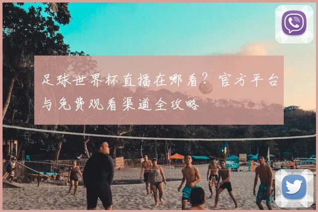 足球世界杯直播在哪看？官方平台与免费观看渠道全攻略